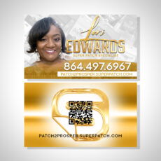 SUPER PATCH BUSINESS CARD DESIGN